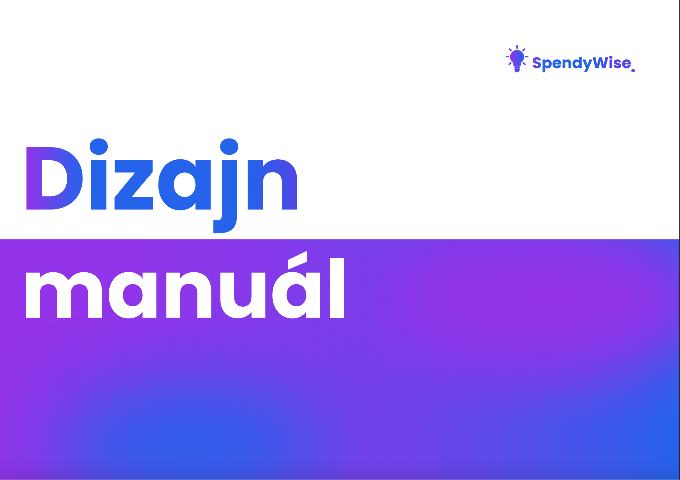 SpendyWise Vizuálna Identita